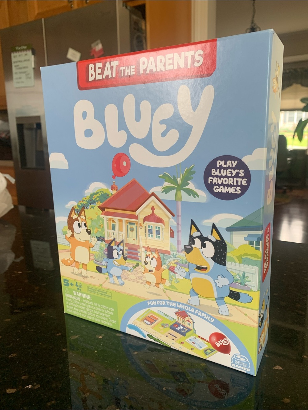 Bluey Beat The Parents Family Board Game